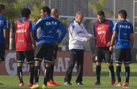 Durante o treino desta tarde no CT Joaquim Grava, Parque Ecolgico do Tiete, zona leste de So Paulo. O prximo jogo da equipe ser amanh, sbado, dia 16/08, contra o Bahia/BA, na Arena Corinthians,valido pela 15 rodada do Campeonato Brasileiro de 2014