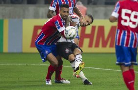 Durante o jogo entre Corinthians x Bahia/BA, realizada esta noite na Arena Corinthians, vlido pela 15 rodada do Campeonato Brasileiro de 2014
