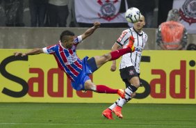 Durante o jogo entre Corinthians x Bahia/BA, realizada esta noite na Arena Corinthians, vlido pela 15 rodada do Campeonato Brasileiro de 2014