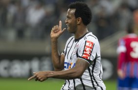 Durante o jogo entre Corinthians x Bahia/BA, realizada esta noite na Arena Corinthians, vlido pela 15 rodada do Campeonato Brasileiro de 2014