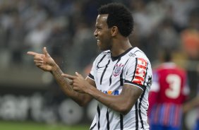 Durante o jogo entre Corinthians x Bahia/BA, realizada esta noite na Arena Corinthians, vlido pela 15 rodada do Campeonato Brasileiro de 2014