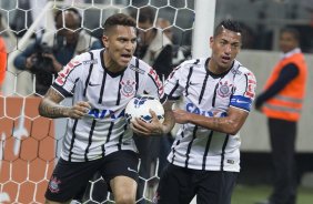 Durante o jogo entre Corinthians x Goias/GO, realizada esta noite na Arena Corinthians, vlido pela 16 rodada do Campeonato Brasileiro de 2014