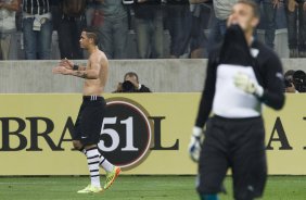 Durante o jogo entre Corinthians x Goias/GO, realizada esta noite na Arena Corinthians, vlido pela 16 rodada do Campeonato Brasileiro de 2014