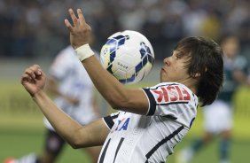 Durante o jogo entre Corinthians x Goias/GO, realizada esta noite na Arena Corinthians, vlido pela 16 rodada do Campeonato Brasileiro de 2014
