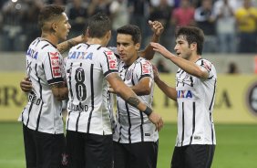 Durante o jogo entre Corinthians x Goias/GO, realizada esta noite na Arena Corinthians, vlido pela 16 rodada do Campeonato Brasileiro de 2014