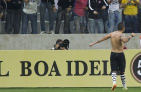 Durante o jogo entre Corinthians x Goias/GO, realizada esta noite na Arena Corinthians, vlido pela 16 rodada do Campeonato Brasileiro de 2014