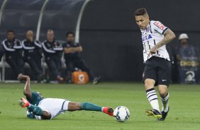 Durante o jogo entre Corinthians x Goias/GO, realizada esta noite na Arena Corinthians, vlido pela 16 rodada do Campeonato Brasileiro de 2014