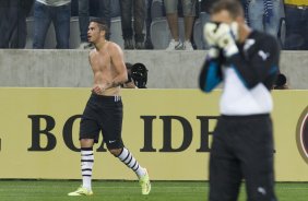 Durante o jogo entre Corinthians x Goias/GO, realizada esta noite na Arena Corinthians, vlido pela 16 rodada do Campeonato Brasileiro de 2014