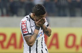 Durante o jogo entre Corinthians x Goias/GO, realizada esta noite na Arena Corinthians, vlido pela 16 rodada do Campeonato Brasileiro de 2014
