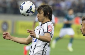 Durante o jogo entre Corinthians x Goias/GO, realizada esta noite na Arena Corinthians, vlido pela 16 rodada do Campeonato Brasileiro de 2014