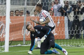 Durante o jogo entre Corinthians x Goias/GO, realizada esta noite na Arena Corinthians, vlido pela 16 rodada do Campeonato Brasileiro de 2014
