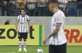 Durante o jogo entre Corinthians x Goias/GO, realizada esta noite na Arena Corinthians, vlido pela 16 rodada do Campeonato Brasileiro de 2014