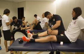 Nos vestirios antes do jogo entre Corinthians x Goias/GO, realizada esta noite na Arena Corinthians, vlido pela 16 rodada do Campeonato Brasileiro de 2014