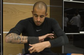 Nos vestirios antes do jogo entre Corinthians x Goias/GO, realizada esta noite na Arena Corinthians, vlido pela 16 rodada do Campeonato Brasileiro de 2014