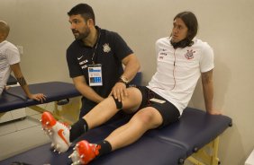 Nos vestirios antes do jogo entre Corinthians x Goias/GO, realizada esta noite na Arena Corinthians, vlido pela 16 rodada do Campeonato Brasileiro de 2014