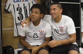 Nos vestirios antes do jogo entre Corinthians x Goias/GO, realizada esta noite na Arena Corinthians, vlido pela 16 rodada do Campeonato Brasileiro de 2014