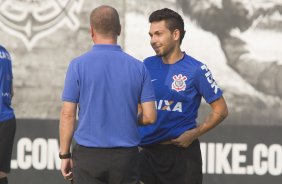 Durante o treino desta tarde no CT Joaquim Grava, Parque Ecolgico do Tiete, zona leste de So Paulo. O prximo jogo da equipe ser amanh, quarta-feira, dia 27/08, na Arena Pantanal, contra Bragantino/SP, jogo de ida da Copa do Brasil 2014