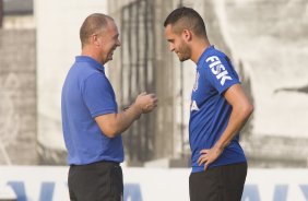 Durante o treino desta tarde no CT Joaquim Grava, Parque Ecolgico do Tiete, zona leste de So Paulo. O prximo jogo da equipe ser amanh, quarta-feira, dia 27/08, na Arena Pantanal, contra Bragantino/SP, jogo de ida da Copa do Brasil 2014