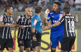 Durante o jogo entre Bragantino/SP x Corinthians, realizado esta noite na Arena Pantanal, em Cuiaba/MT, jogo de ida vlido pelas oitavas de final da Copa do Brasil 2014