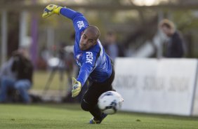 Durante o treino desta tarde no CT 'Joaquim Grava', no Parque Ecolgico do Tiete, zona leste de So Paulo. O prximo jogo da equipe ser domingo dia 03/09, contra o Criciuma/SC, no estdio Heriberto Hulse, vlido pela 19. rodada do Campeonato Brasileiro de 2014