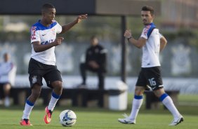 Durante o treino desta tarde no CT 'Joaquim Grava', no Parque Ecolgico do Tiete, zona leste de So Paulo. O prximo jogo da equipe ser domingo dia 03/09, contra o Criciuma/SC, no estdio Heriberto Hulse, vlido pela 19. rodada do Campeonato Brasileiro de 2014