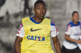 Durante o treino desta tarde no CT 'Joaquim Grava', no Parque Ecolgico do Tiete, zona leste de So Paulo. O prximo jogo da equipe ser domingo dia 03/09, contra o Criciuma/SC, no estdio Heriberto Hulse, vlido pela 19. rodada do Campeonato Brasileiro de 2014