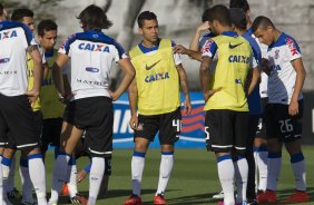 Durante o treino desta tarde no CT 'Joaquim Grava', no Parque Ecolgico do Tiete, zona leste de So Paulo. O prximo jogo da equipe ser domingo dia 03/09, contra o Criciuma/SC, no estdio Heriberto Hulse, vlido pela 19. rodada do Campeonato Brasileiro de 2014