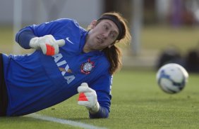 Durante o treino desta tarde no CT 'Joaquim Grava', no Parque Ecolgico do Tiete, zona leste de So Paulo. O prximo jogo da equipe ser domingo dia 03/09, contra o Criciuma/SC, no estdio Heriberto Hulse, vlido pela 19. rodada do Campeonato Brasileiro de 2014