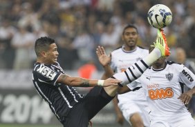 Durante o jogo entre Corinthians x Atltico-MG, realizado esta noite na Arena Corinthians, vlido pela 20 rodada do Campeonato Brasileiro de 2014