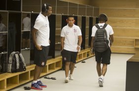 Nos vestiários antes do jogo entre Corinthians x Atlético-MG, realizado esta noite na Arena Corinthians, válido pela 20ª rodada do Campeonato Brasileiro de 2014