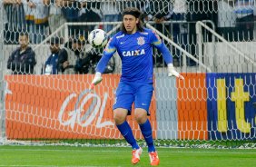 O goleiro Cassio do Corinthians durante partida vlida pelo campeonato Brasileiro. jogo realizado na Arena Corinthians 11/09/2014(