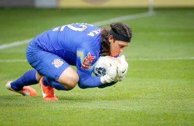 O goleiro Cassio do Corinthians durante partida vlida pelo campeonato Brasileiro. jogo realizado na Arena Corinthians 11/09/2014(