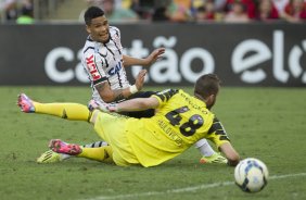 Durante o jogo entre Flamengo x Corinthians, realizado esta tarde no estádio do Maracanã, válido pela 21ª rodada do Campeonato Brasileiro de 2014