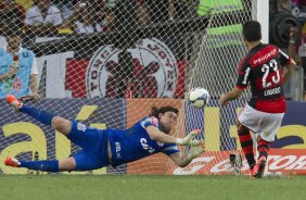 Durante o jogo entre Flamengo x Corinthians, realizado esta tarde no estádio do Maracanã, válido pela 21ª rodada do Campeonato Brasileiro de 2014