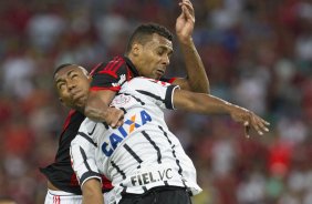 Durante o jogo entre Flamengo x Corinthians, realizado esta tarde no estdio do Maracan, vlido pela 21 rodada do Campeonato Brasileiro de 2014