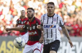 Durante o jogo entre Flamengo x Corinthians, realizado esta tarde no estdio do Maracan, vlido pela 21 rodada do Campeonato Brasileiro de 2014