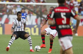 Durante o jogo entre Flamengo x Corinthians, realizado esta tarde no estdio do Maracan, vlido pela 21 rodada do Campeonato Brasileiro de 2014