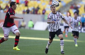 Durante o jogo entre Flamengo x Corinthians, realizado esta tarde no estdio do Maracan, vlido pela 21 rodada do Campeonato Brasileiro de 2014