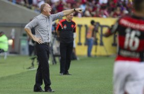 Durante o jogo entre Flamengo x Corinthians, realizado esta tarde no estdio do Maracan, vlido pela 21 rodada do Campeonato Brasileiro de 2014