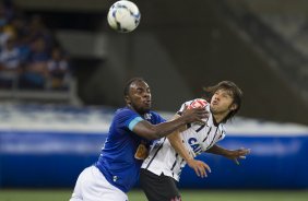 Durante o jogo entre Cruzeiro x Corinthians, realizado esta noite no Mineiro, vlido pela 27 rodada do Campeonato Brasileiro de 2014