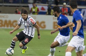 Durante o jogo entre Cruzeiro x Corinthians, realizado esta noite no Mineiro, vlido pela 27 rodada do Campeonato Brasileiro de 2014