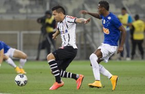 Durante o jogo entre Cruzeiro x Corinthians, realizado esta noite no Mineiro, vlido pela 27 rodada do Campeonato Brasileiro de 2014