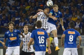 Durante o jogo entre Cruzeiro x Corinthians, realizado esta noite no Mineiro, vlido pela 27 rodada do Campeonato Brasileiro de 2014