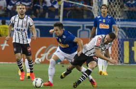 Durante o jogo entre Cruzeiro x Corinthians, realizado esta noite no Mineiro, vlido pela 27 rodada do Campeonato Brasileiro de 2014