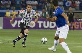 Durante o jogo entre Cruzeiro x Corinthians, realizado esta noite no Mineiro, vlido pela 27 rodada do Campeonato Brasileiro de 2014