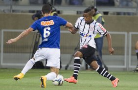 Durante o jogo entre Cruzeiro x Corinthians, realizado esta noite no Mineiro, vlido pela 27 rodada do Campeonato Brasileiro de 2014