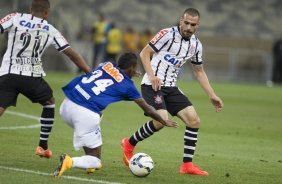 Durante o jogo entre Cruzeiro x Corinthians, realizado esta noite no Mineiro, vlido pela 27 rodada do Campeonato Brasileiro de 2014