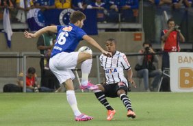 Durante o jogo entre Cruzeiro x Corinthians, realizado esta noite no Mineiro, vlido pela 27 rodada do Campeonato Brasileiro de 2014