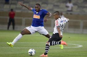 Durante o jogo entre Cruzeiro x Corinthians, realizado esta noite no Mineiro, vlido pela 27 rodada do Campeonato Brasileiro de 2014