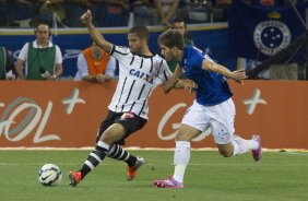 Durante o jogo entre Cruzeiro x Corinthians, realizado esta noite no Mineiro, vlido pela 27 rodada do Campeonato Brasileiro de 2014